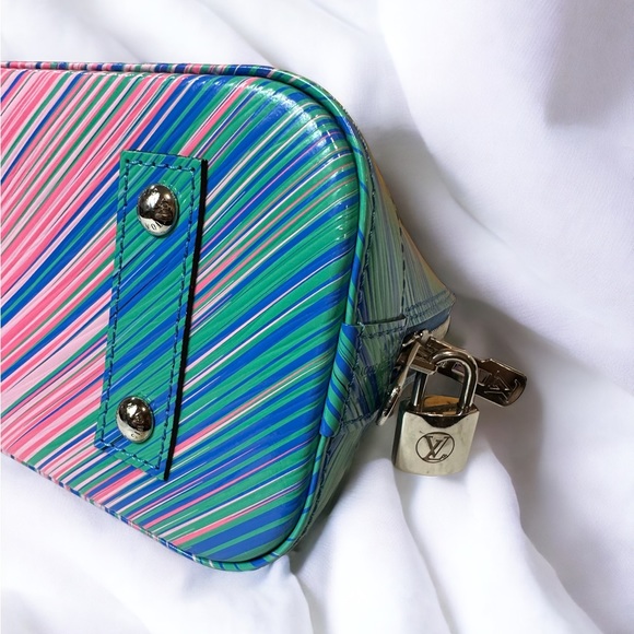 🔥 LOUIS VUITTON TROPICAL ALMA BB W/ CROSSBODY STRAP 🔥 - Picture 7 of 10